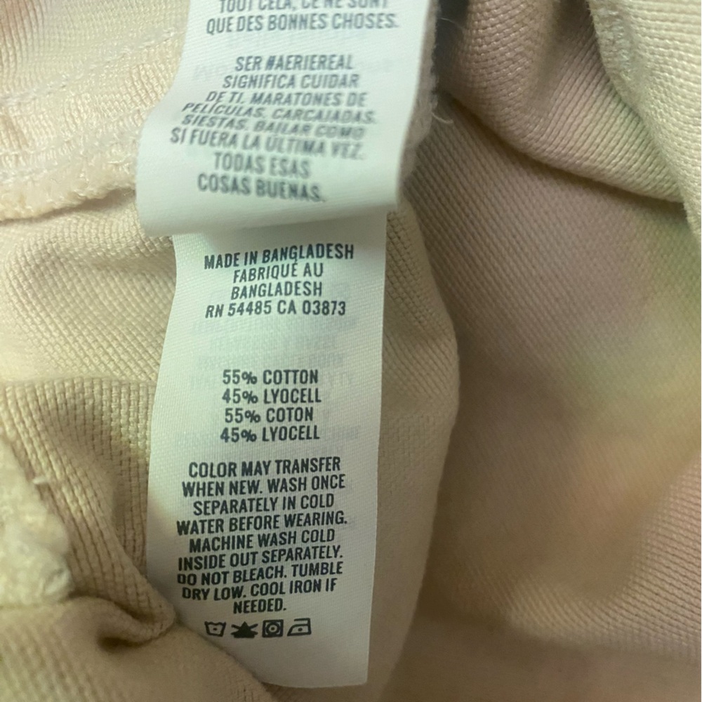 Aerie Womens Baggie Bloomer Tan Pants GUC SP - Picture 5 of 7